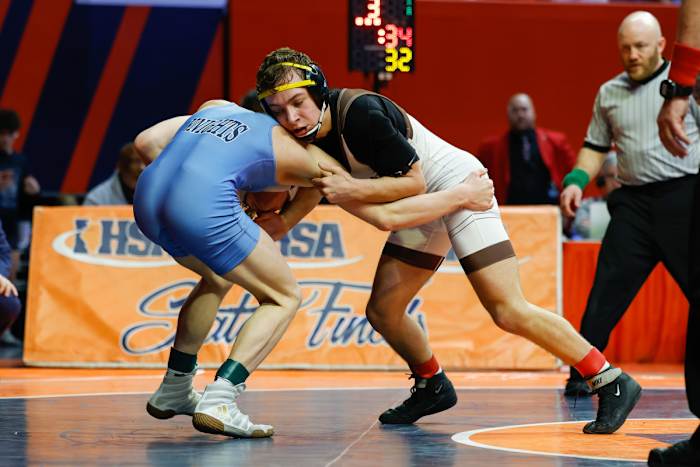 Illinois state wrestling championships February 18 2023 Nate Latsch 15429